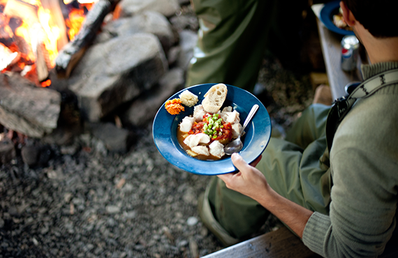 Wilderness Dining at Baranofs remote camp