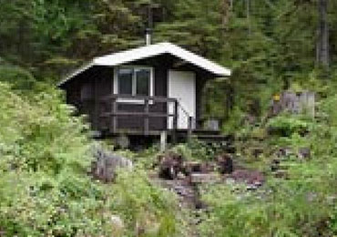 Cabin Prince of Wales Island in the Tongass National Forest.