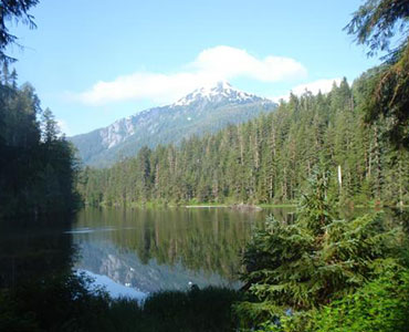 Situated on the north end of Wilson Lake 44 air miles east of Ketchikan