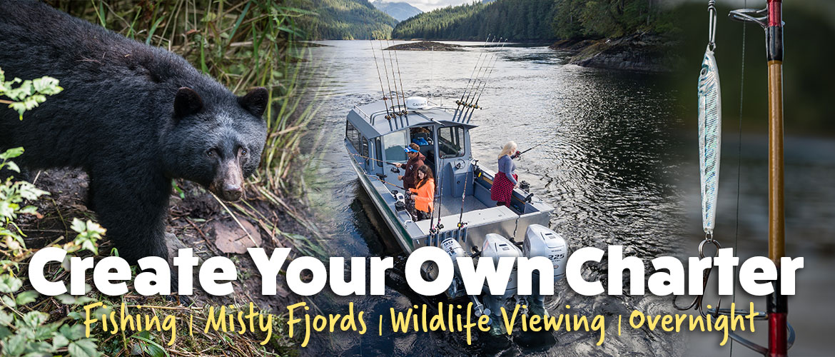 Design your own private charter to explore the beauty of Southeast Alaska